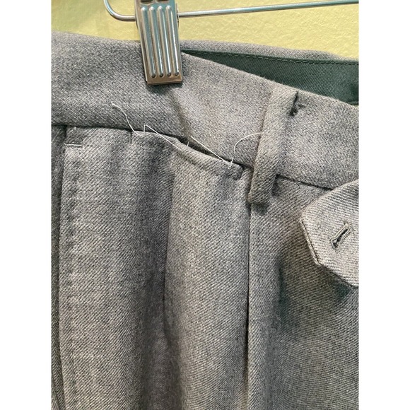 Gold Sel NWT Gutteridge Dal Italy Mens 3 Bttn 54 Cashmere Blend Gray Slacks 38 - Picture 14 of 16